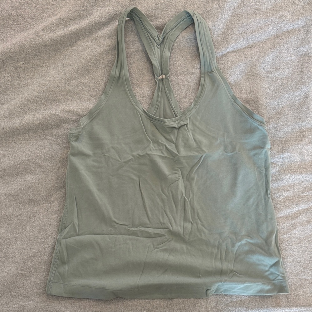 Lululemon Cool Racerback Short Tank Nulu Sage Green